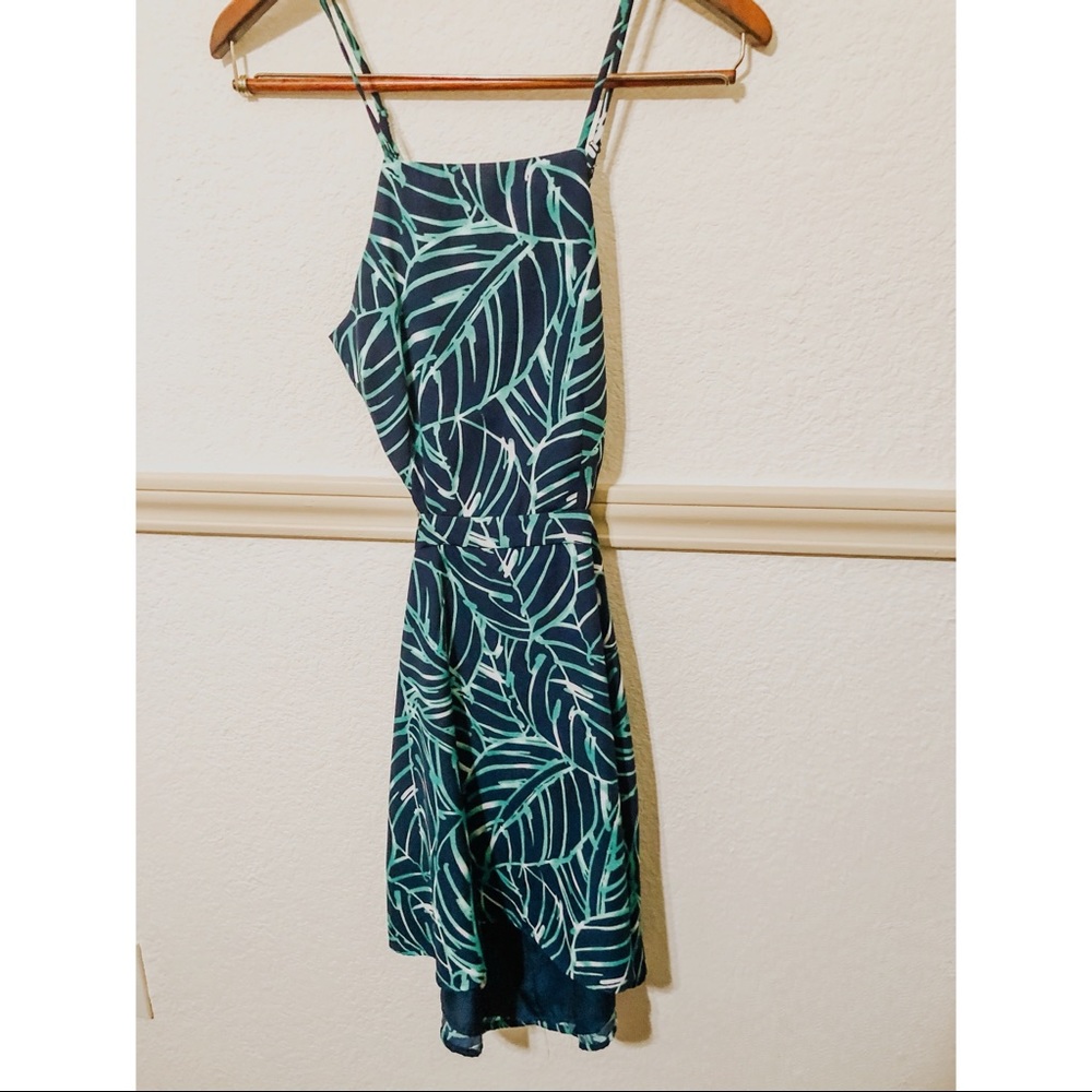 Open Back Mini Dress